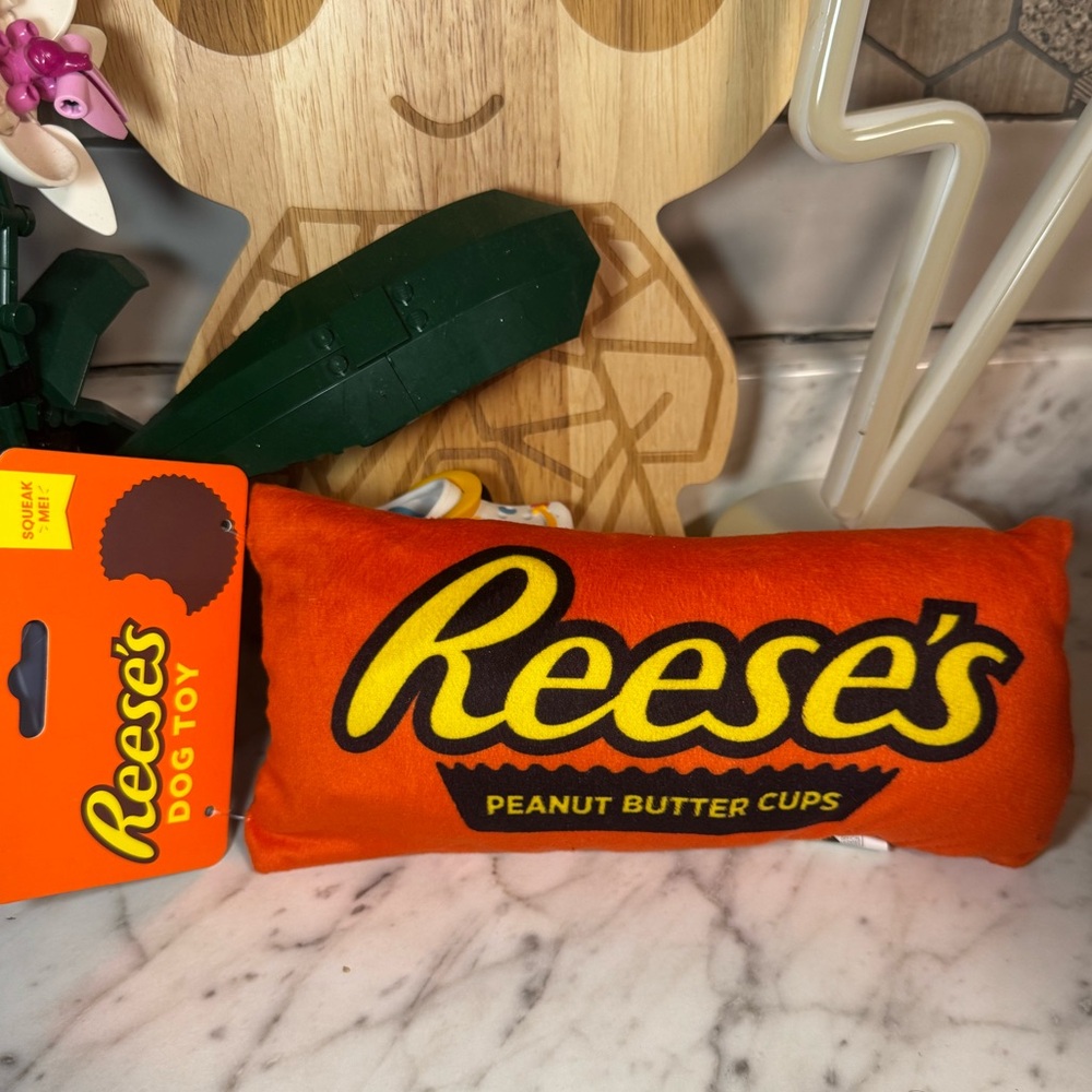 Reese’s plush dog toy